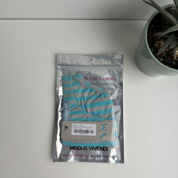 Modus Vivendi - X-Retro Low Cut Brief - Blue - Picture 7 of 8